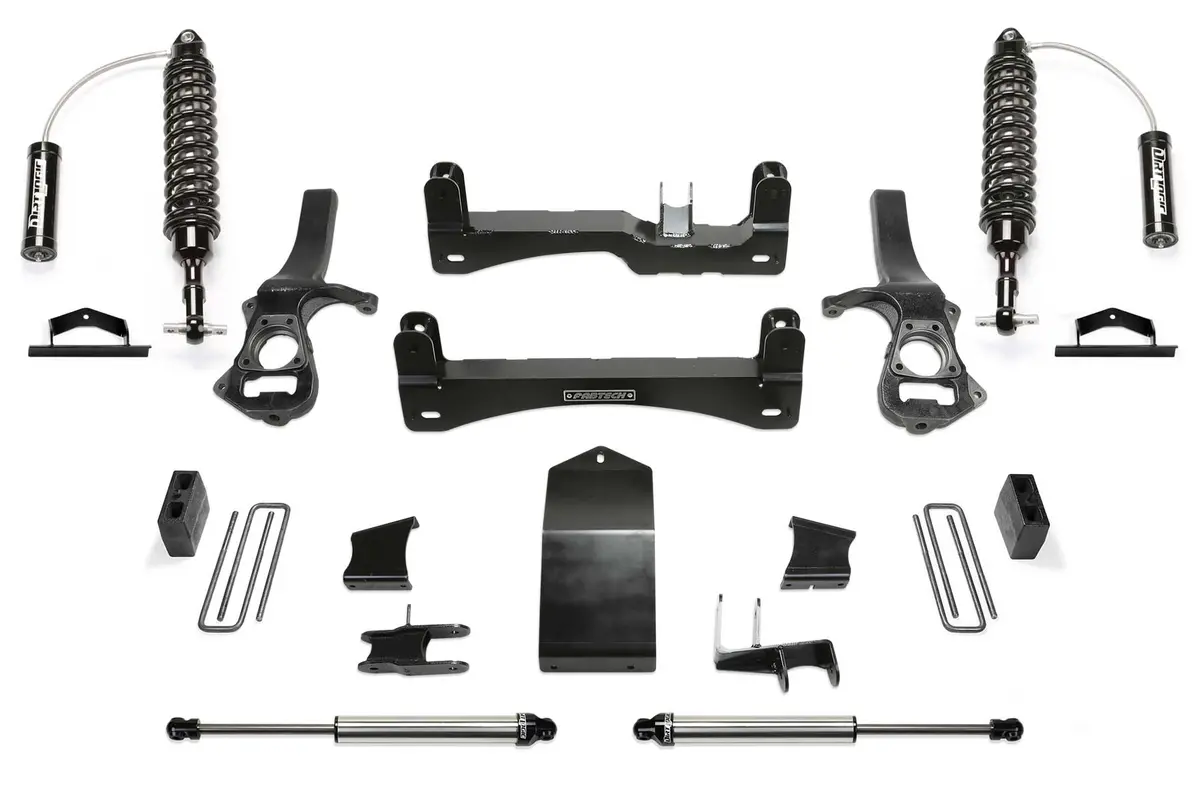 K1134dl  -  6" Perf Sys W/Dl 2.5 Resi & 2.25 2019-22 Gm K1500 P/U. 1
