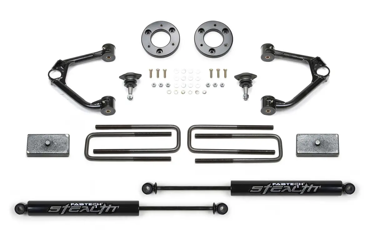 K1152m  -  1.5" Budget Sys W/ Stealth 2019-22 Gm K1500 P/U W/ Trail Boss/At4 Pkg. 1