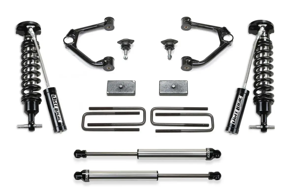 1.5" Budget Sys W/ Dl 2.5 Resi & 2.25 2022 Gm K1500 P/U 4Cyl W/ Trail Boss/At4 P 1