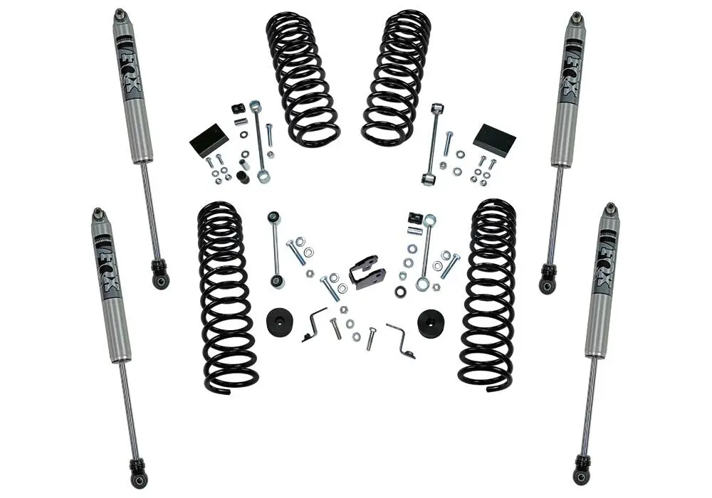 K185f  -  2.5" Dual Rate Coil Lift Kit W/ Fox Shocks - 18-23 Wrangler Jl - 2Dr 1