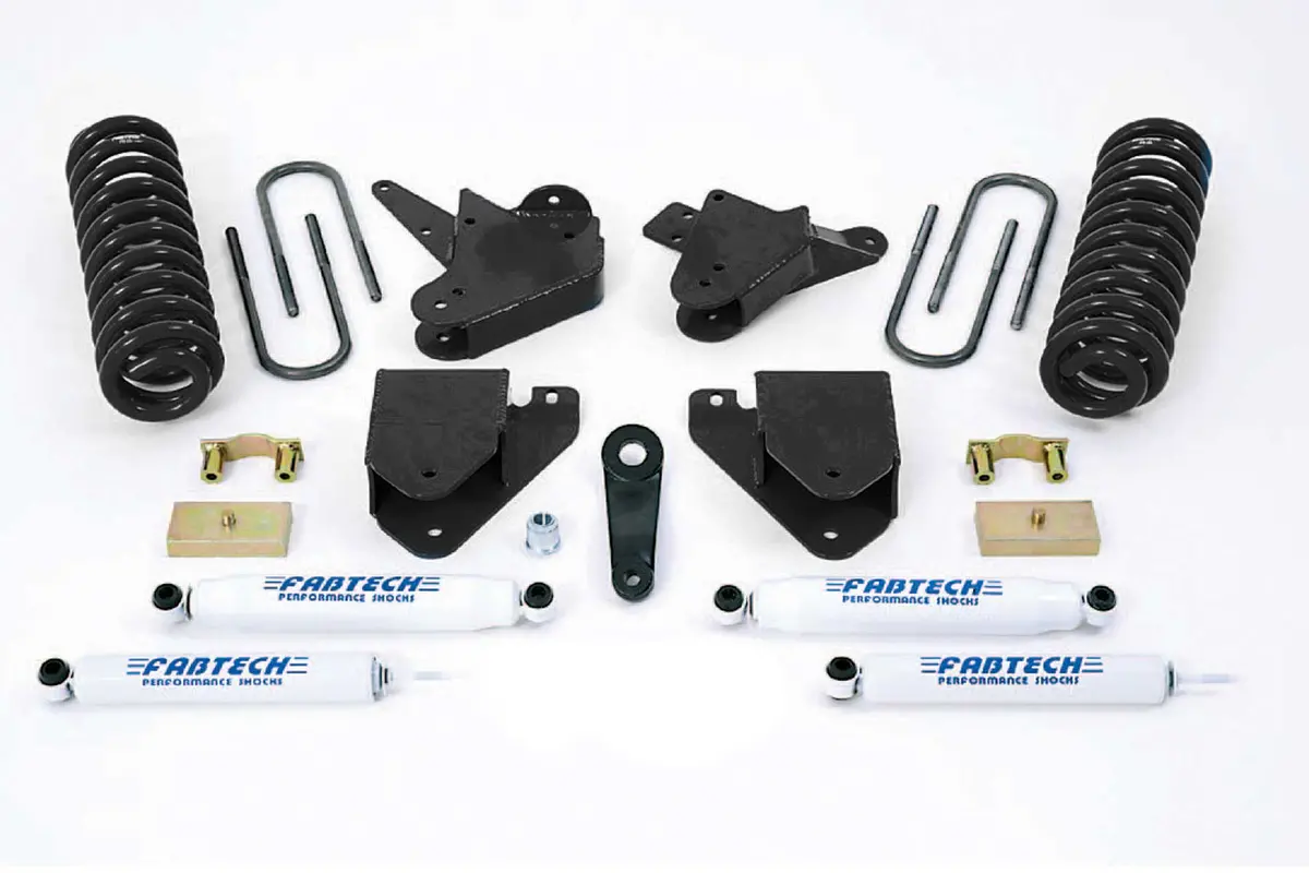 K2098  -  6" Basic Sys W/Perf Shks 01-04 Ford F250/350 2Wd &00-05 Excur 2Wd W/Gas & 6.0L D 1