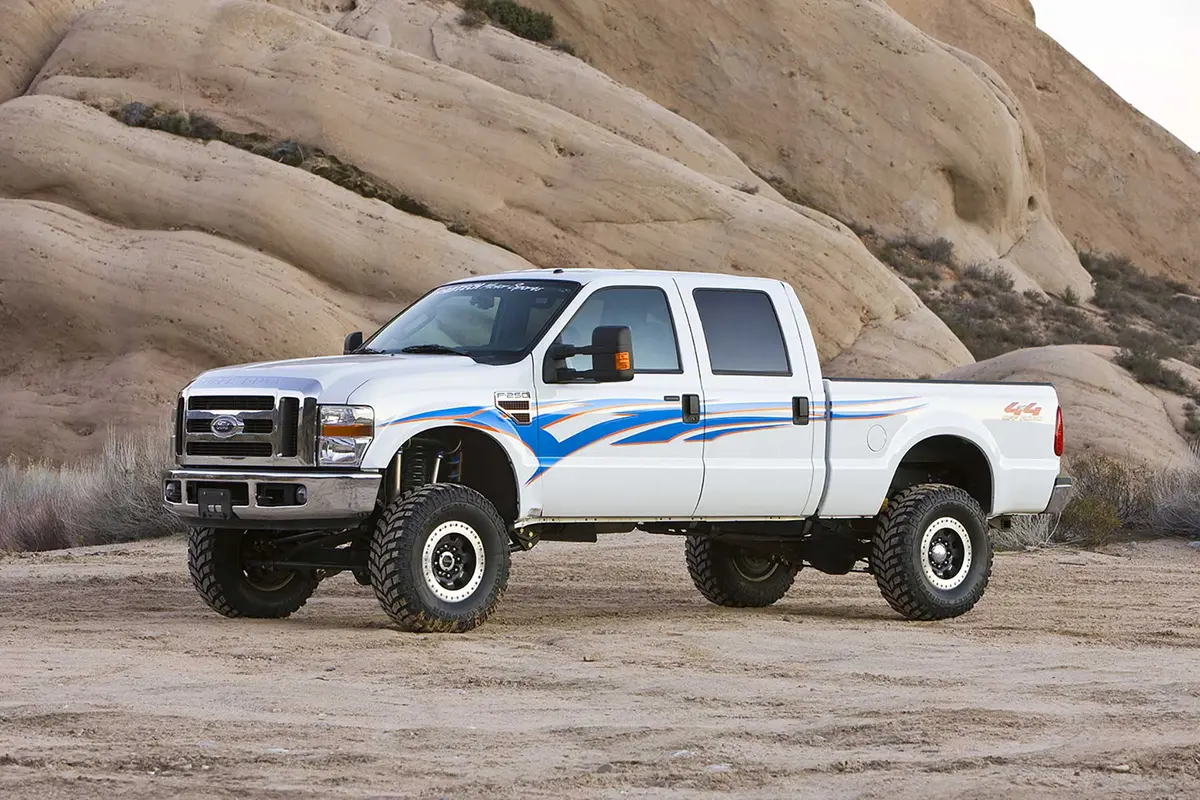 K2120 - 6" 4Link Sys W/Coils & Perf Shks 2008-16 Ford F250 4Wd. 2