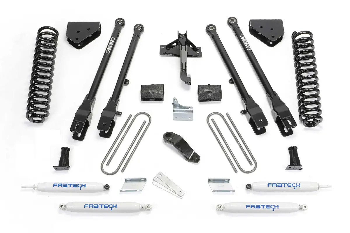 K2120 - 6" 4Link Sys W/Coils & Perf Shks 2008-16 Ford F250 4Wd. 1