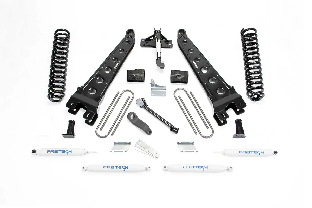 K2131 - 6" Rad Arm Sys W/Coils & Perf Shks 2008-16 Ford F350/450 4Wd 8 Lug. 1