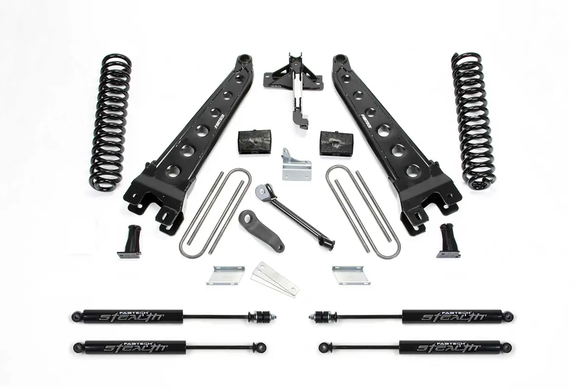 K2131m - 6" Rad Arm Sys W/Coils & Stealth 2008-16 Ford F350/450 4Wd 8 Lug. 1
