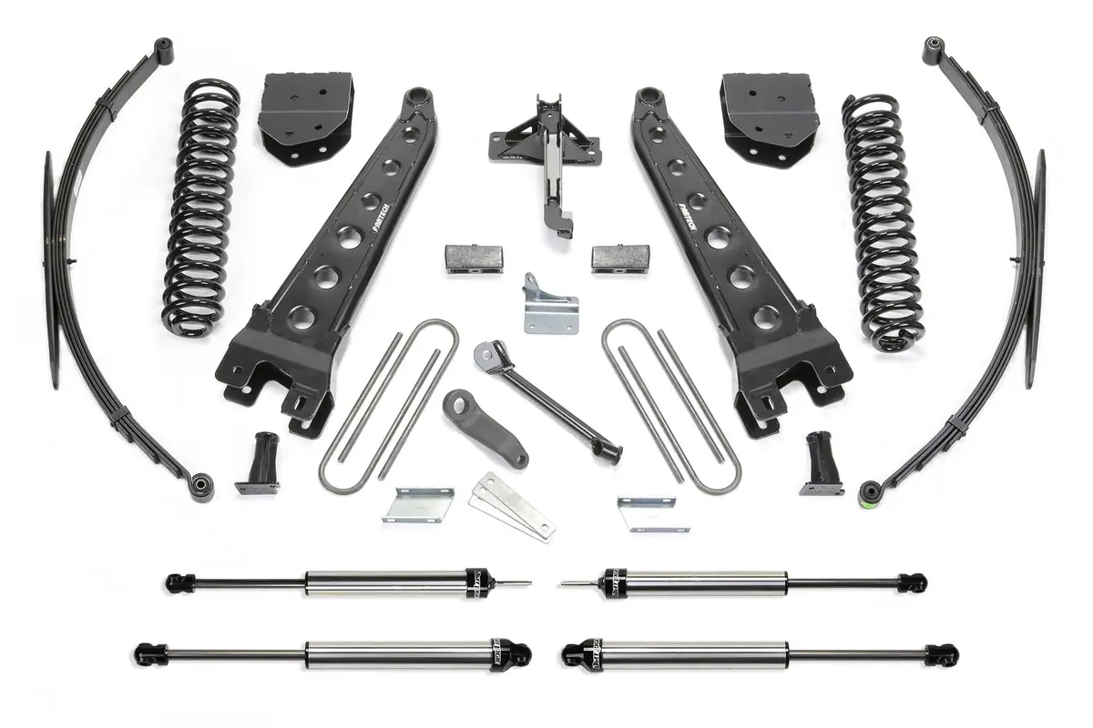 K2149dl - 10" Rad Arm Sys W/Coils & Dlss Shks 2011-16 Ford F350 4Wd. 1