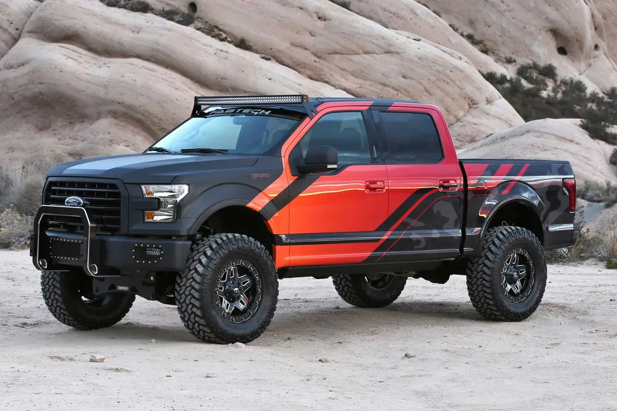 K2195dl - 6" Perf Sys W/Dlss 2.5 C/O & Rr Dlss 2015-20 Ford F150 4Wd. 2
