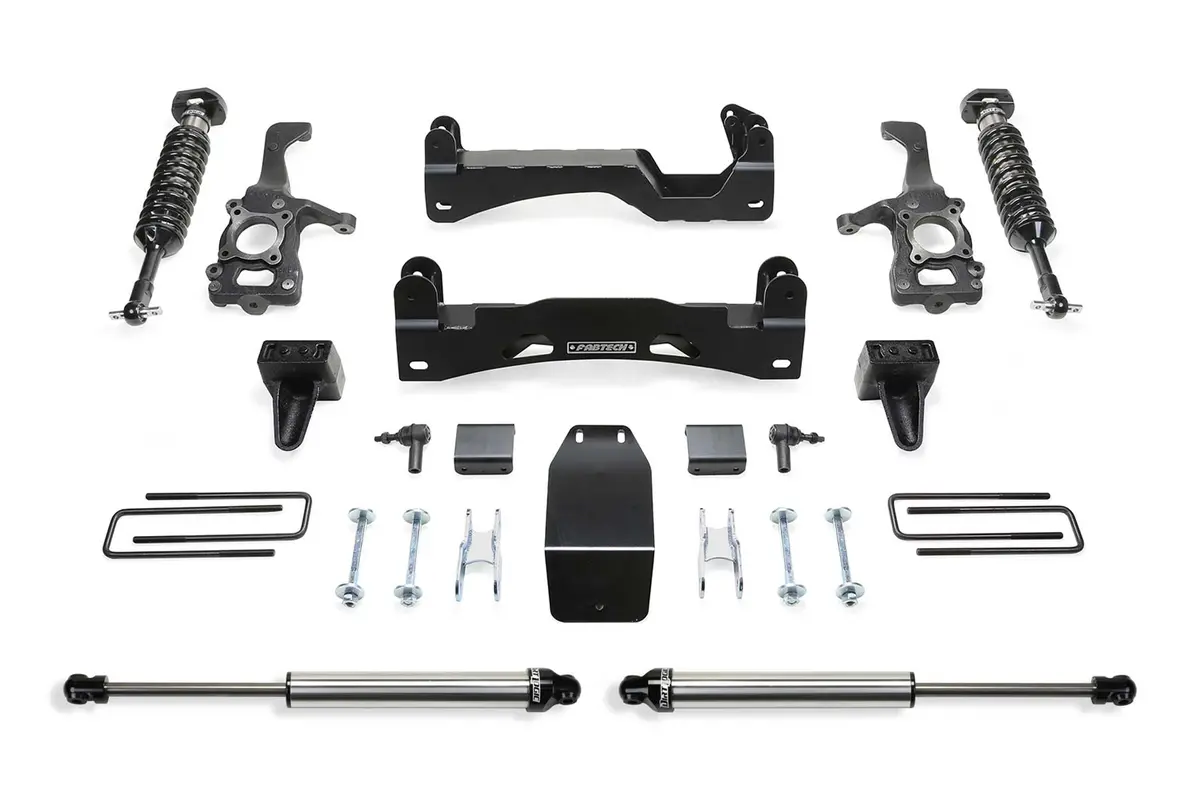 K2195dl - 6" Perf Sys W/Dlss 2.5 C/O & Rr Dlss 2015-20 Ford F150 4Wd. 1