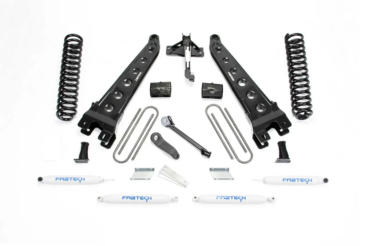 K2215  -  4" Rad Arm Sys W/Coils & Perf Shks 17-21 Ford F250/F350 4Wd Diesel. 1