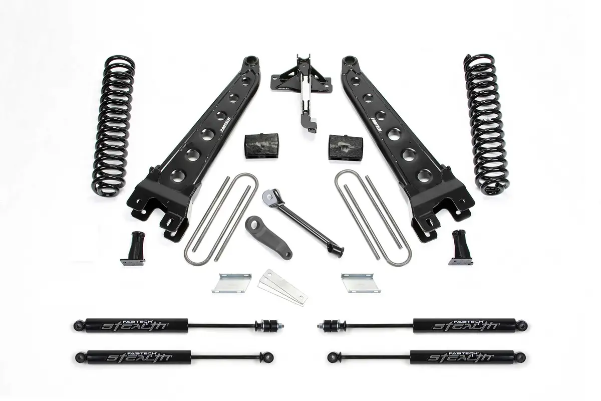 K2215m - 4" Rad Arm Sys W/Coils & Stealth 17-21 Ford F250/F350 4Wd Diesel. 1