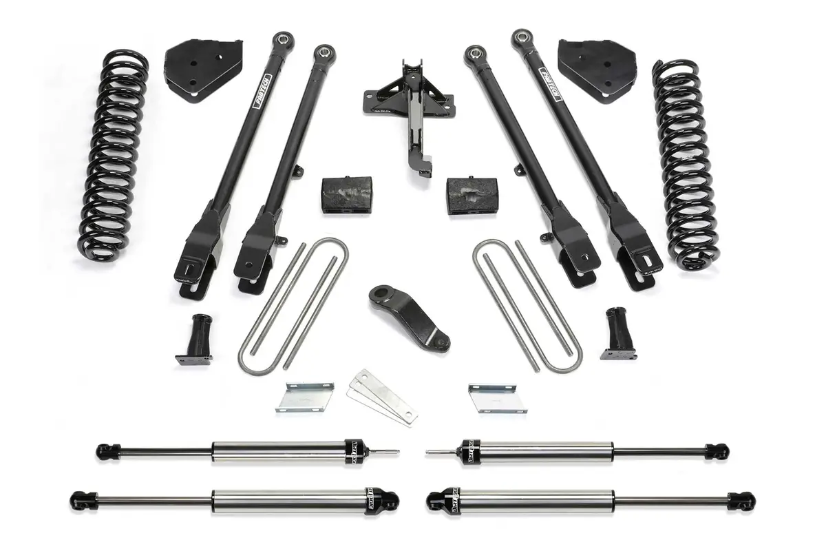 K2216dl - 4" 4Link Sys W/Coils & Dlss Shks 17-21 Ford F250/F350 4Wd Diesel. 1