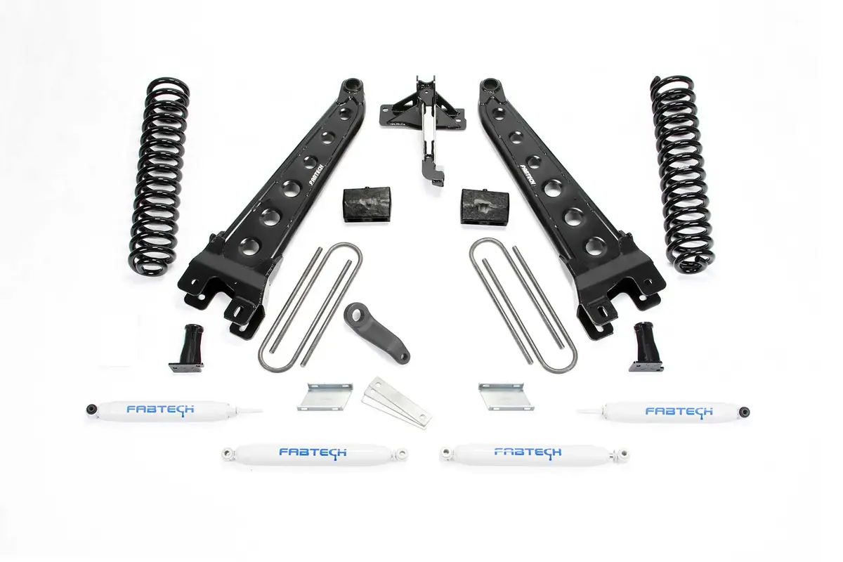 K2218 - 6" Rad Arm Sys W/Coils & Perf Shks 17-21 Ford F250/F350 4Wd Diesel. 1