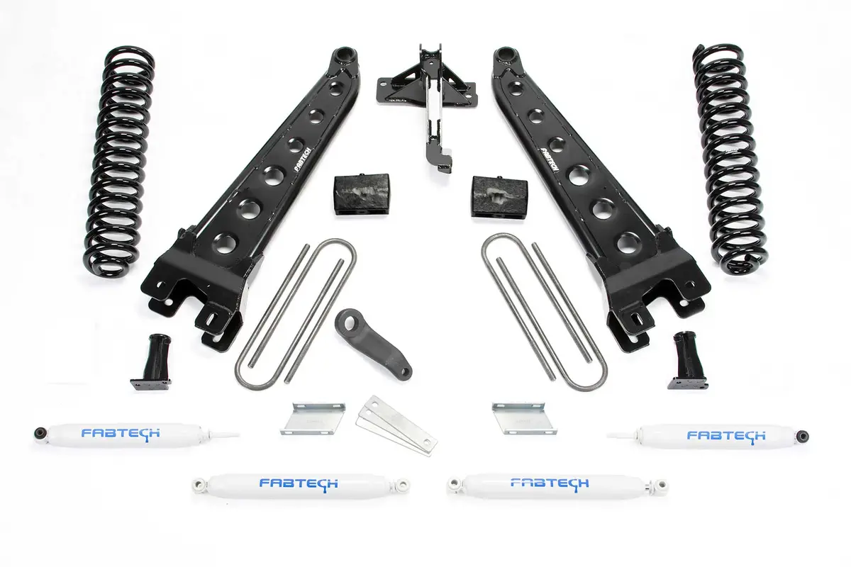 6" Rad Arm Sys W/Coils & Perf Shks 17-21 Ford F250/F350 4Wd Gas. 1