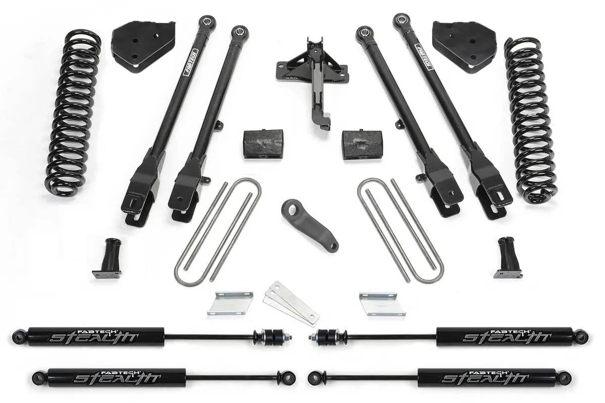 6" 4Link Sys W/Coils & Stealth 17-21 Ford F250/F350 4Wd Gas. 1