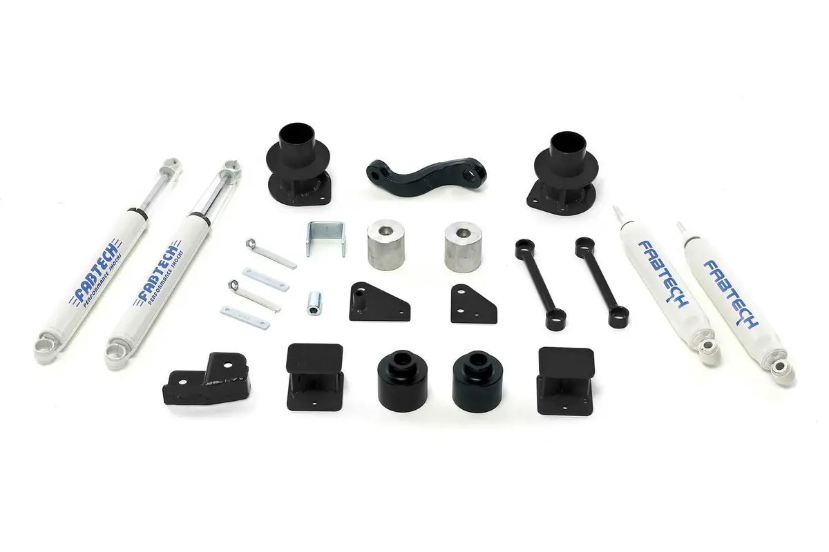 K4037 - 3" Basic Sys W/Perf Shks 2007-18 Jeep Jk 4Wd. 1