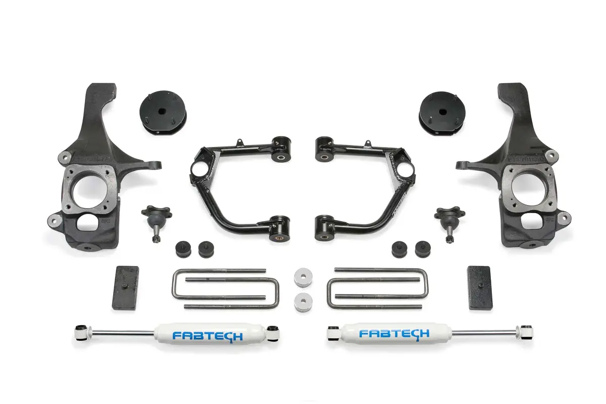 K7050  -  4" Uca Kit W/Bjs & Perf Shks 2016-21 Toyota Tundra 2Wd/4Wd. 1