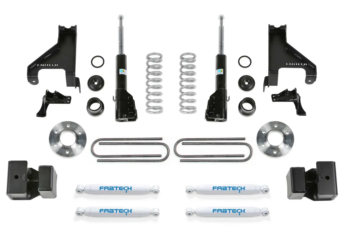 1.5" Coil Assist Kit W/ B4 Bilstein & Aux Perf Shock Kit 2015-21 Sprinter 3500 4 1