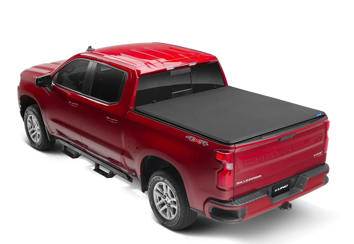 Lund Genesis Elite Twill Tri-Fold Tonneau Cover 1