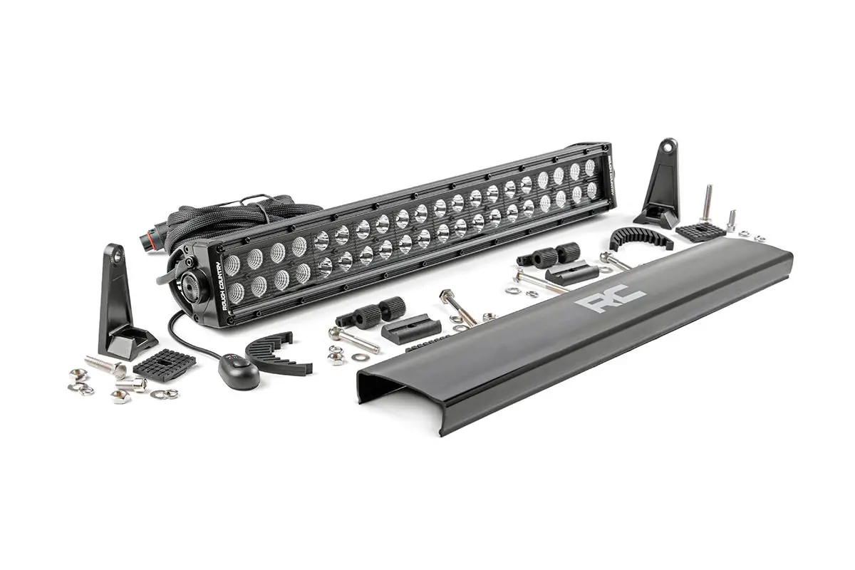 70920Bl  -  20 Inch Black Series Led Light Bar - Dual Row 1