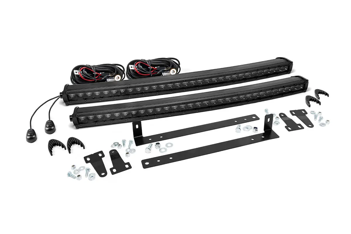 70662  -  Led Light Kit - Grille Mount - Dual 30" Black Single Row - Ford F-150 (09-14) 1