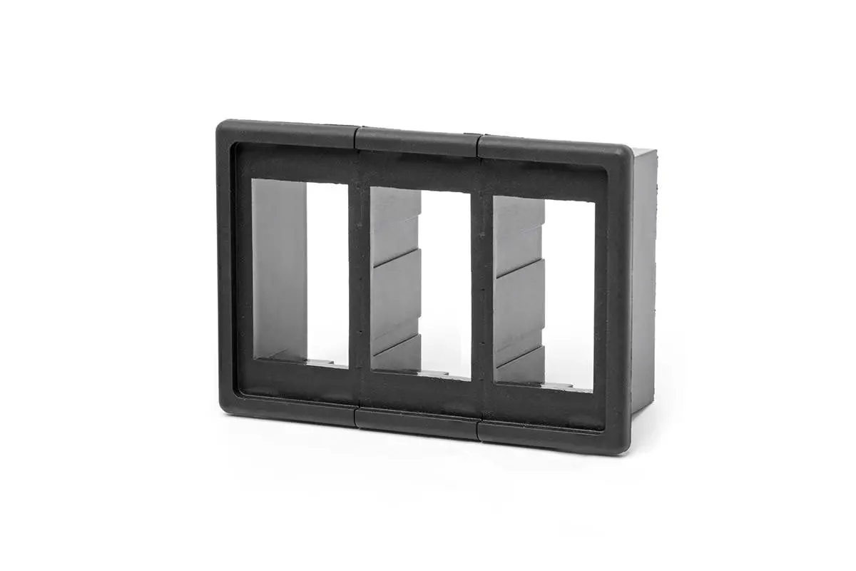 709B-3  -  Auxiliary Switch Bezel - Triple 1