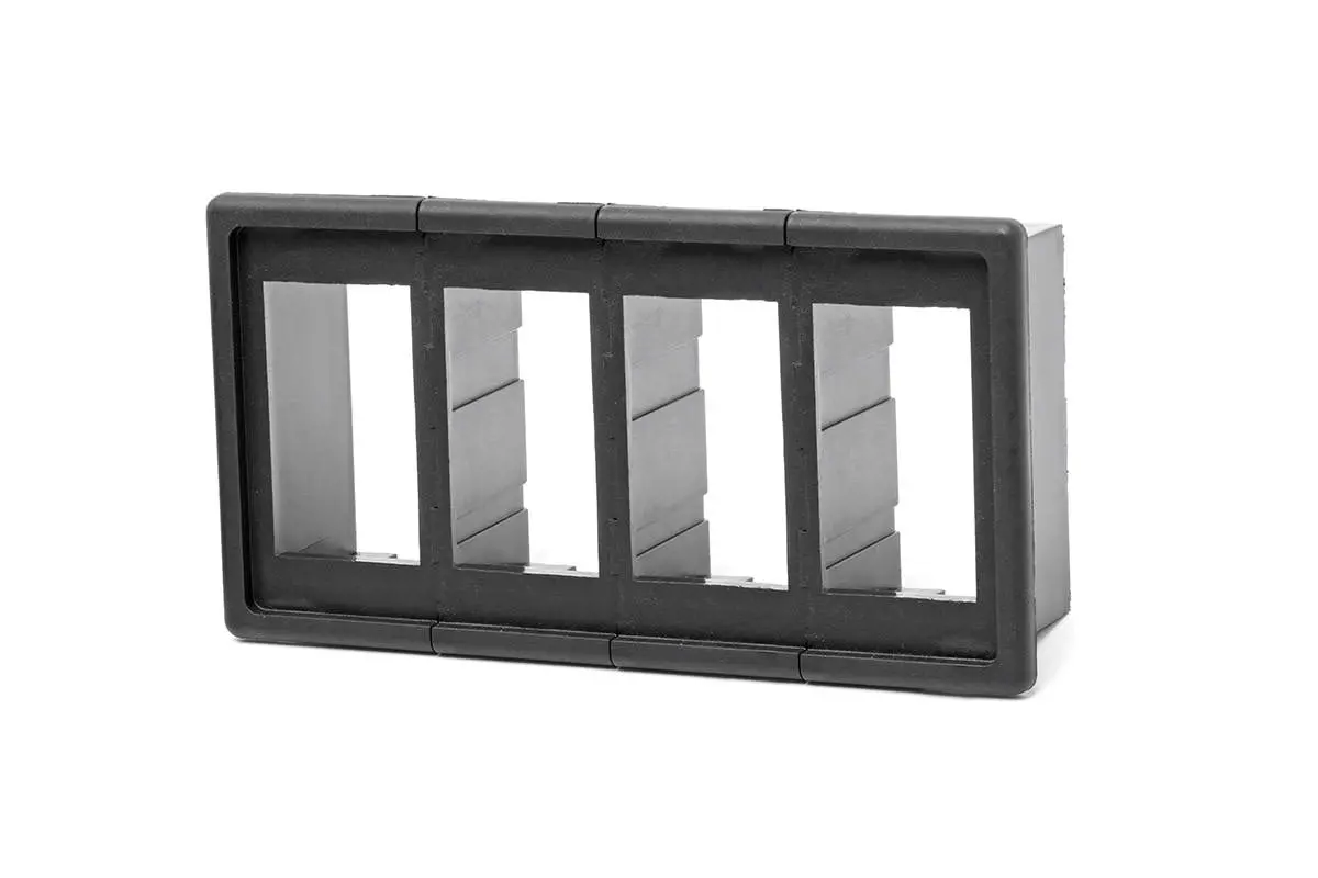 709B-4  -  Auxiliary Switch Bezel - Quad 1
