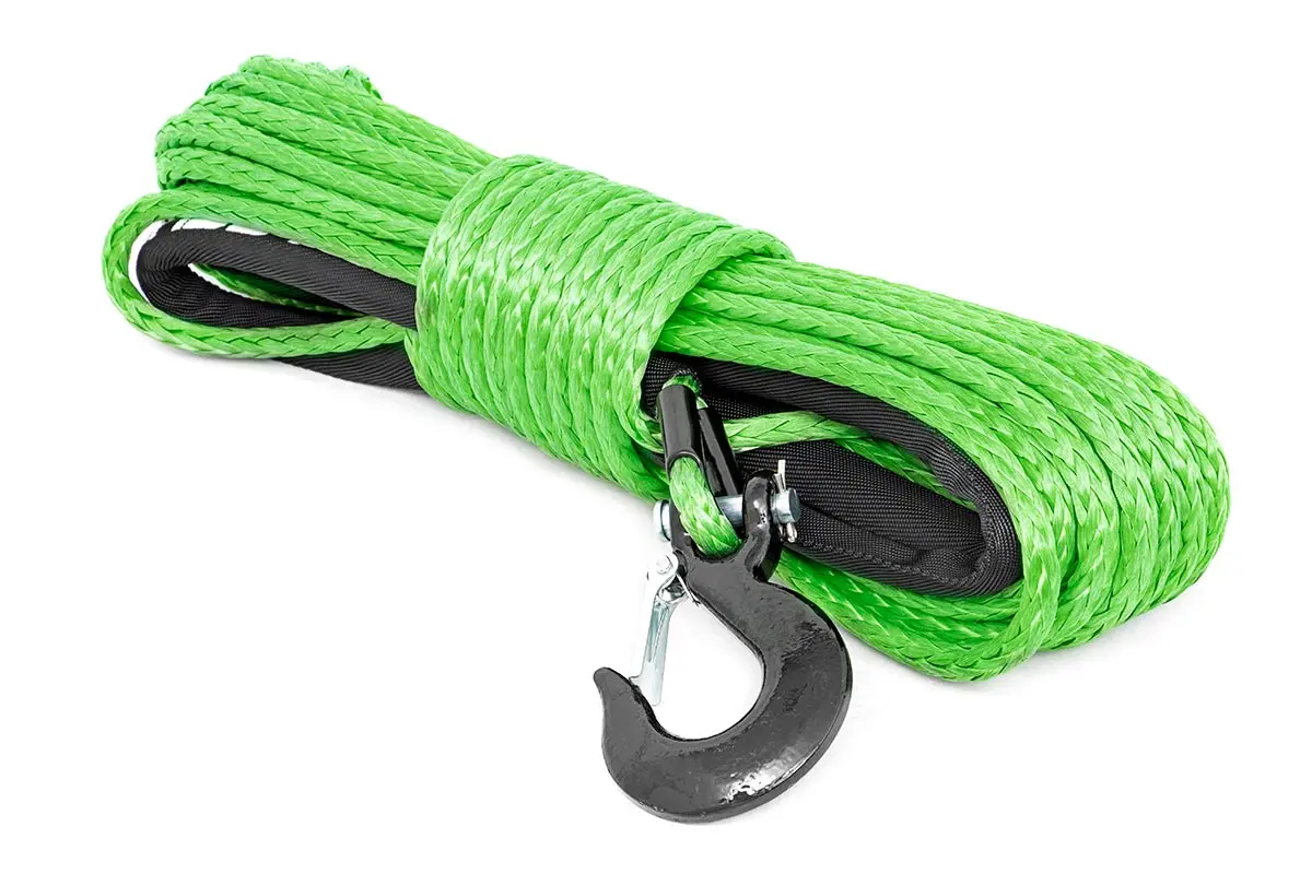 Rs113  -  Synthetic Rope - 3/8 Inch - 85 Ft - Lime Green 1