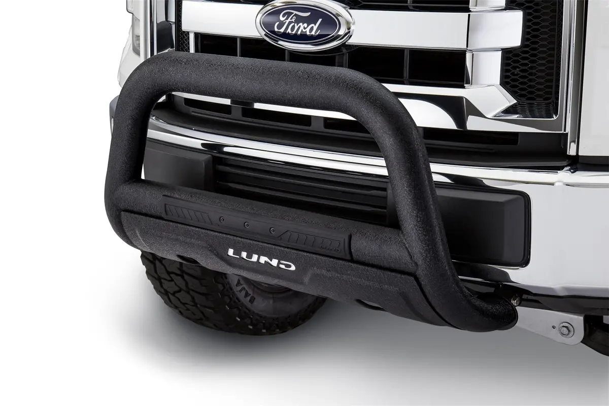 Bull Bar With Led Light Bar - Black 1