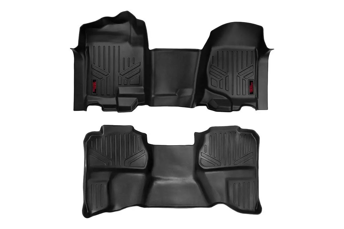 M-21072  -  Floor Mats - Fr & Rr - Ov Hump - Ext Cb - Chevy/Gmc 1500/2500Hd (07-14) 1