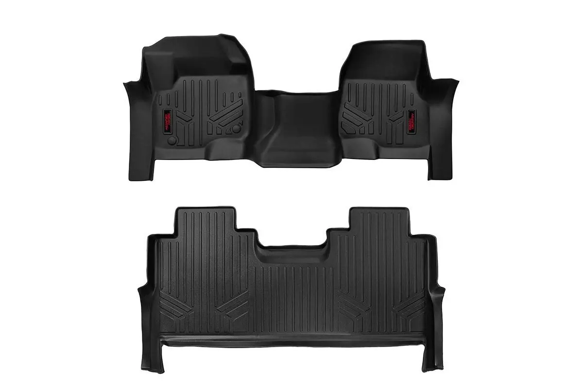 M-51173 - Floor Mats - Fr & Rr - Fr Bench - Ford F-250/F-350 Super Duty 2Wd/4Wd (17-25) 1