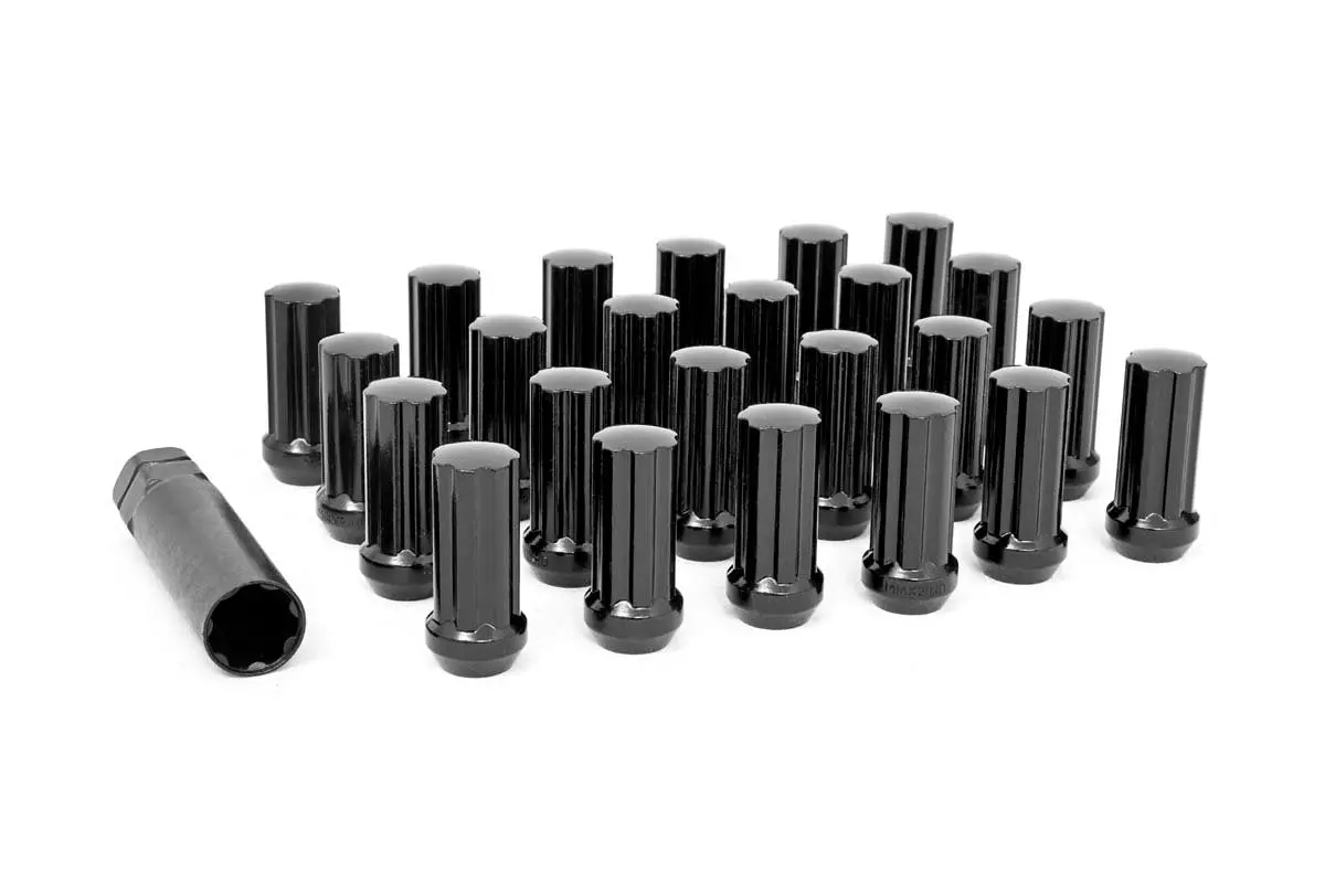 141532Blk  -  M14 X 1.5 Lug Nut Set Of 32 - Black 1