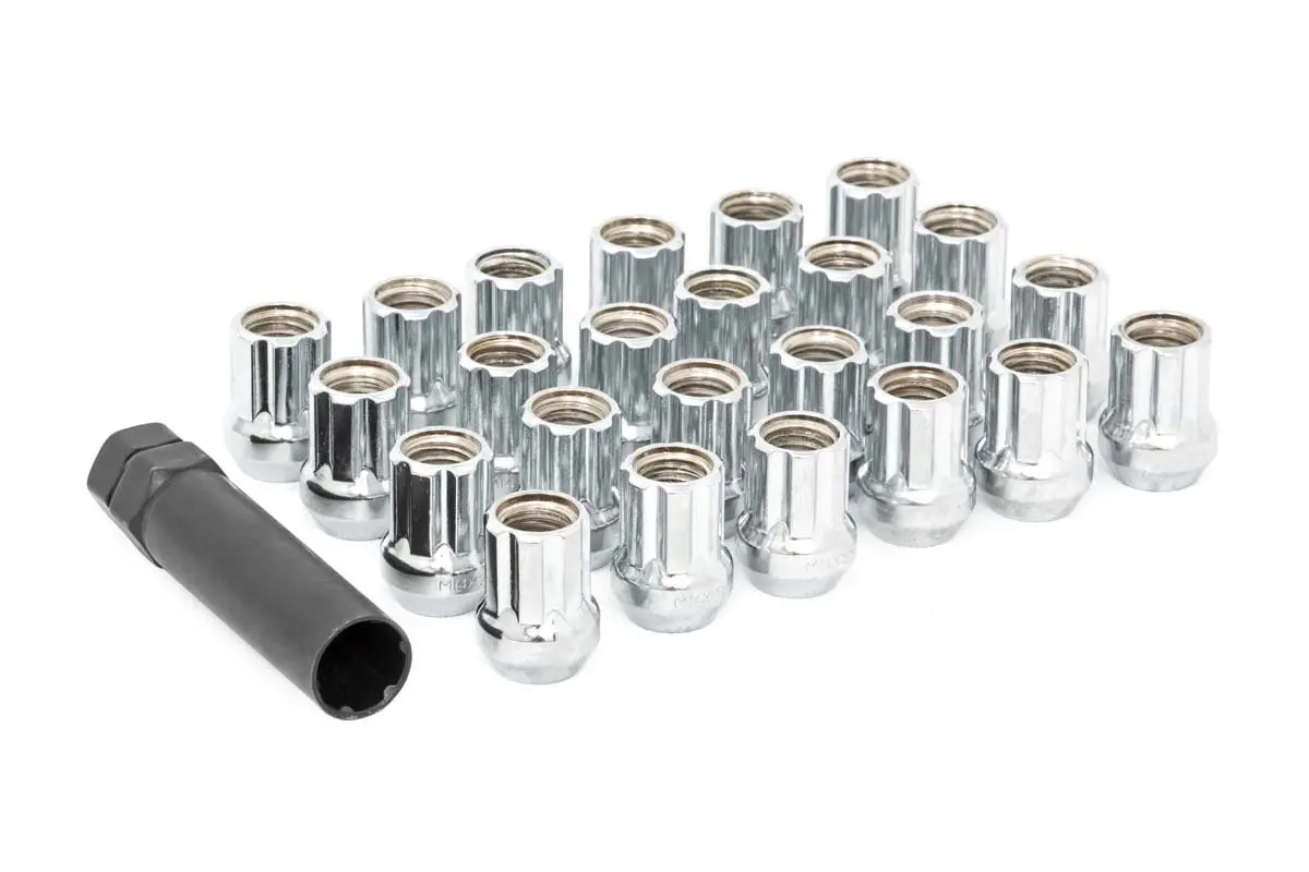 141532Choe  -  M14 X 1.5 Lug Nut Set Of 32 - Chrome - Open End 1
