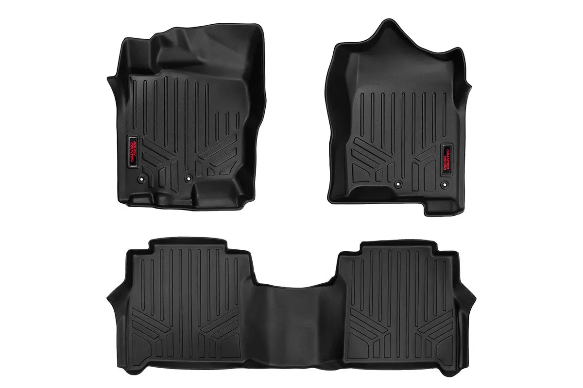M-81712  -  Floor Mats - Fr & Rr - Crew Cab - Nissan Titan (17-24)/Titan Xd (16-24) 1