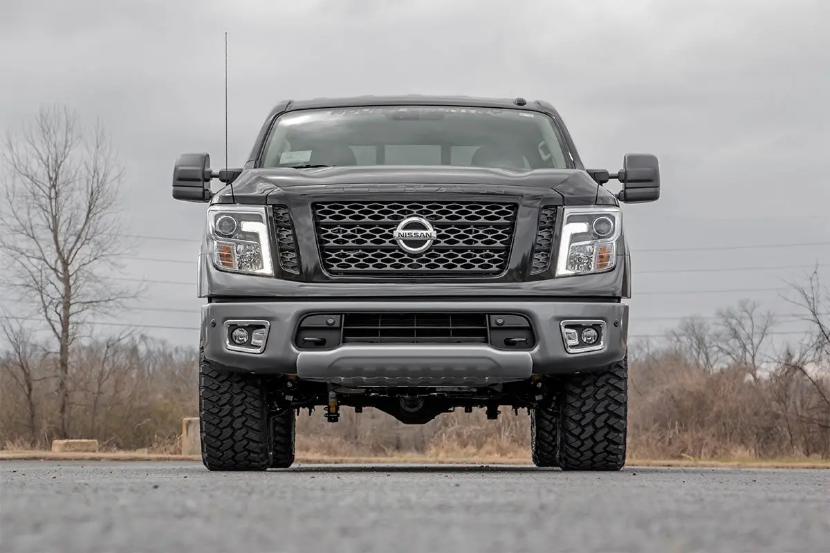 83431Red - 3 Inch Lift Kit - N3 Struts & Shocks - Nissan Titan 4Wd (2017-2024) 2