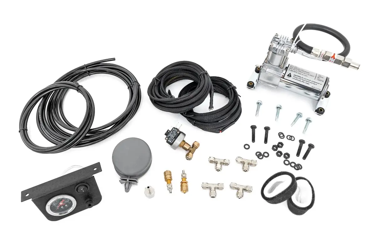 10100  -  Onboard Air Bag Compressor Kit W/Gauge 1