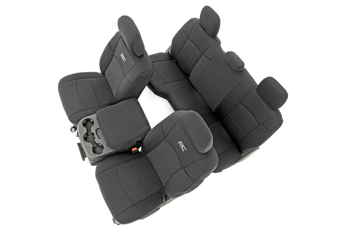 91043  -  Seat Covers - Bucket Seats - Fr & Rr - Ram 2500 2Wd/4Wd (2019-2025) 1