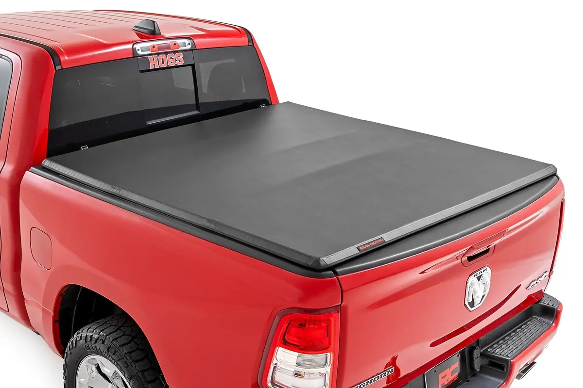 41309650A  -  Soft Tri-Fold Bed Cover - 6'4" Bed - Ram 1500 (19-25)/1500 Trx (21-24) 1