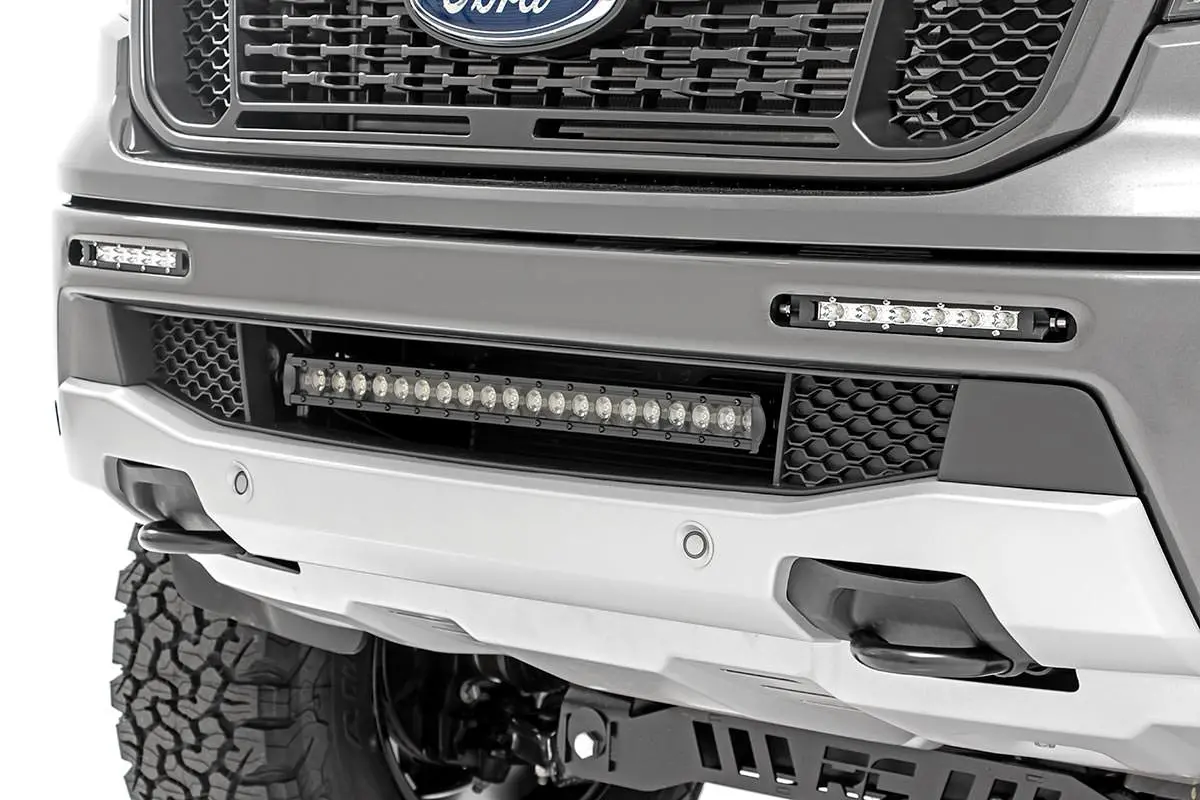 80815  -  Led Light Kit - Bumper Mount - 20" Spectrum Single Row - Ford Ranger (19-23) 1