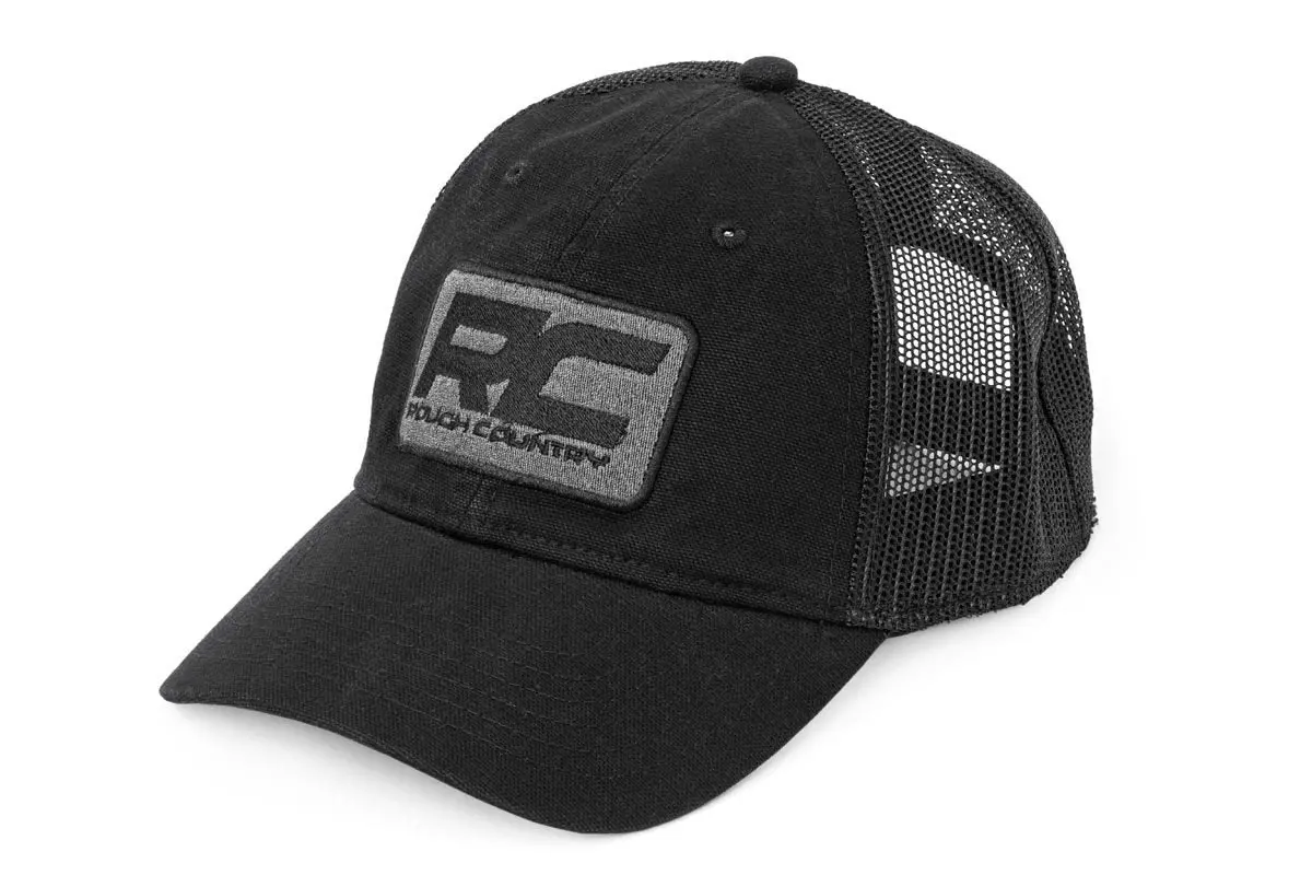 84120  -  Rough Country Hat - Mesh - Rough Country Patch - Black 1