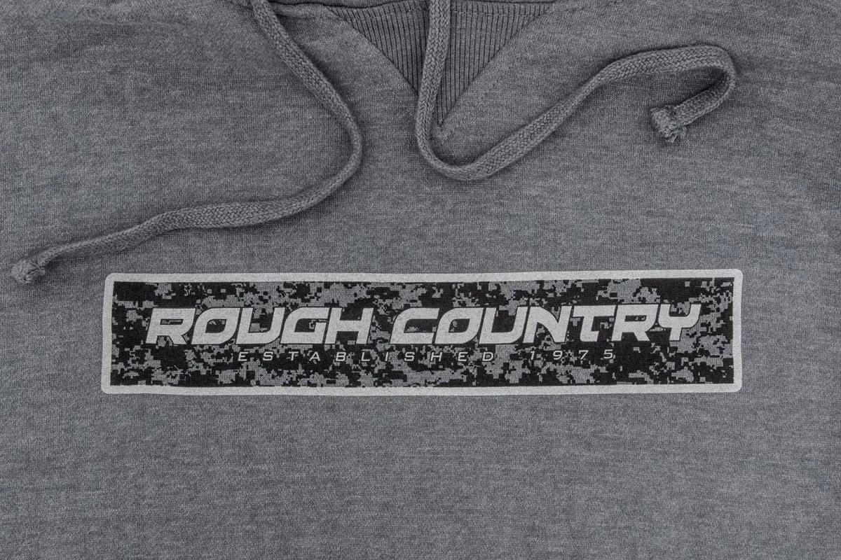 84089Lg - Rough Country Hoodie - Digital - Grey - Lg 2