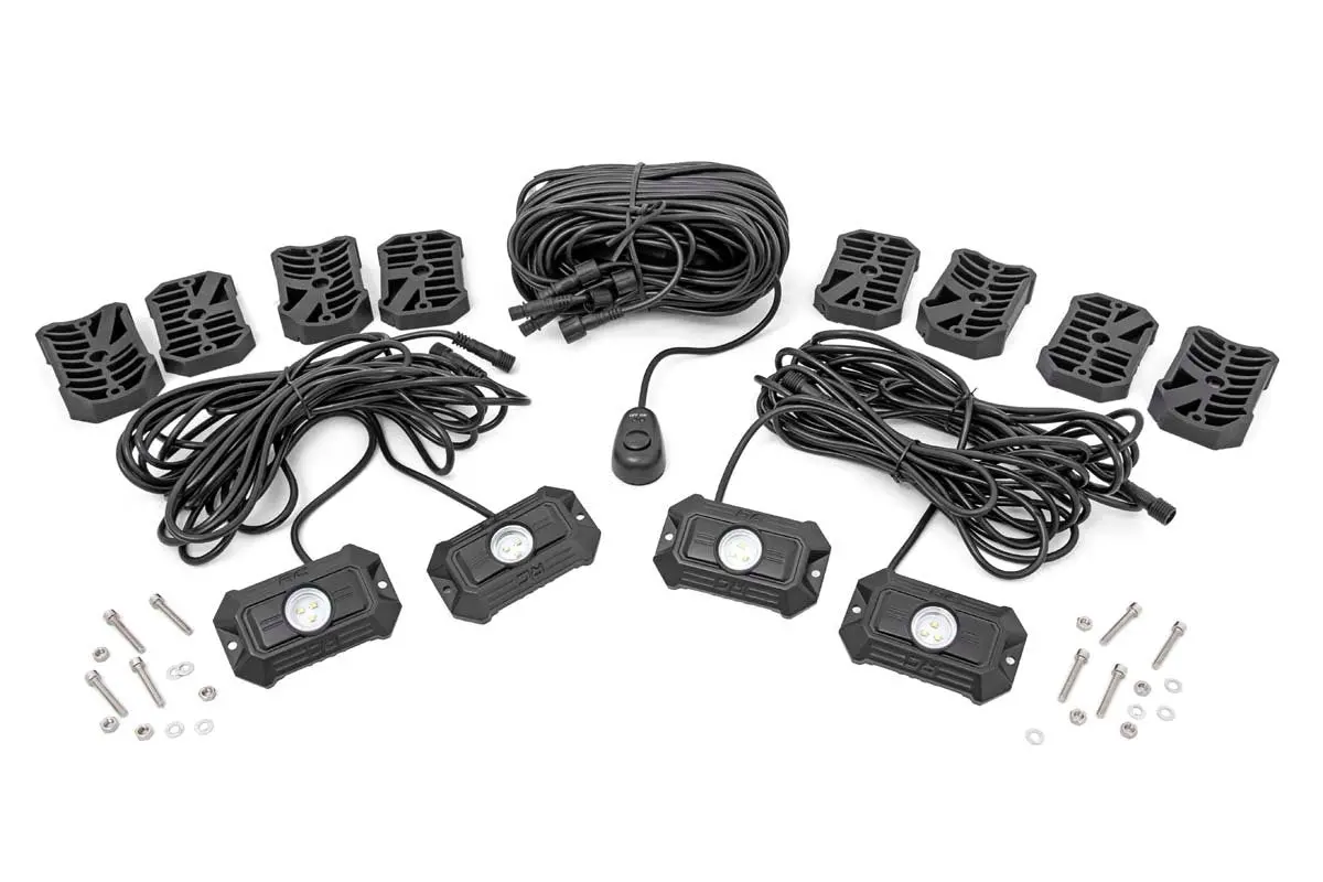 70980  -  Led Rock Light  Kit - 4 Piece Set 1