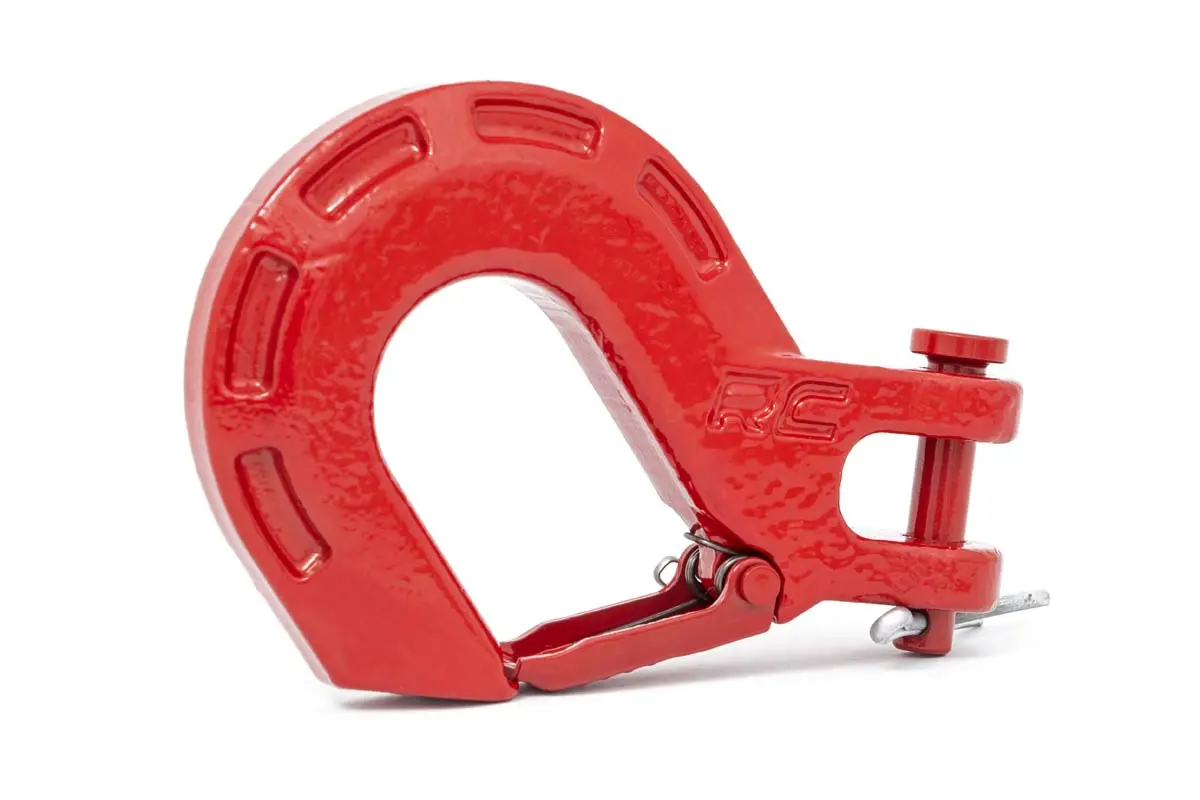 Rs129  -  Winch Hook - Forged - Red 1