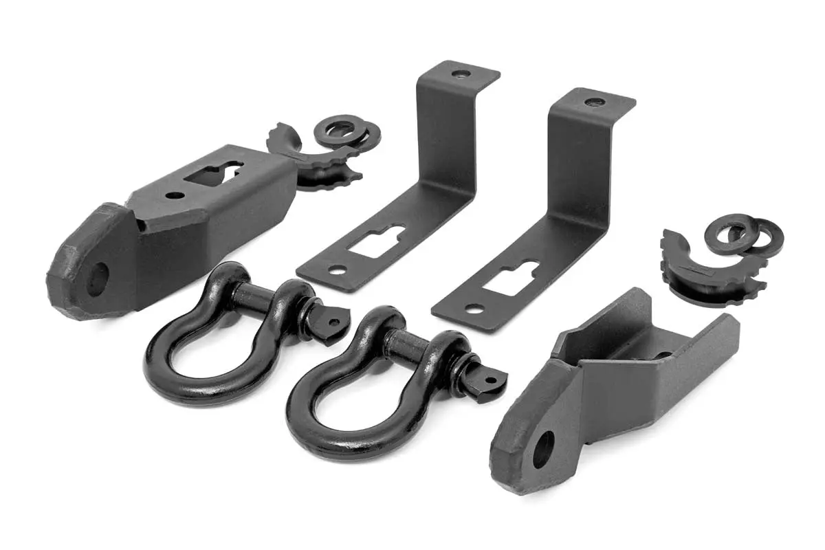 Rs152  -  Tow Hook Brackets - D-Ring Combo - Ford Ranger 2Wd/4Wd (2019-2023) 1
