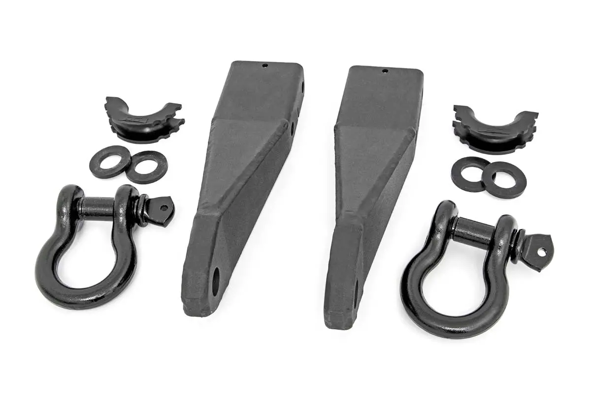 Rs159  -  Tow Hook Brackets - D-Ring Combo - Gmc Sierra 2500 Hd 2Wd/4Wd (2020-2025) 1