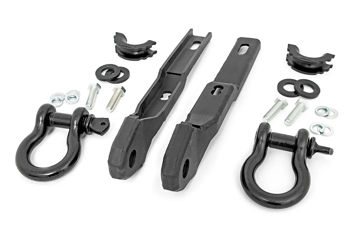 Rs160  -  Tow Hook Brackets - D-Ring Combo - Nissan Titan 2Wd/4Wd (2017-2024) 1
