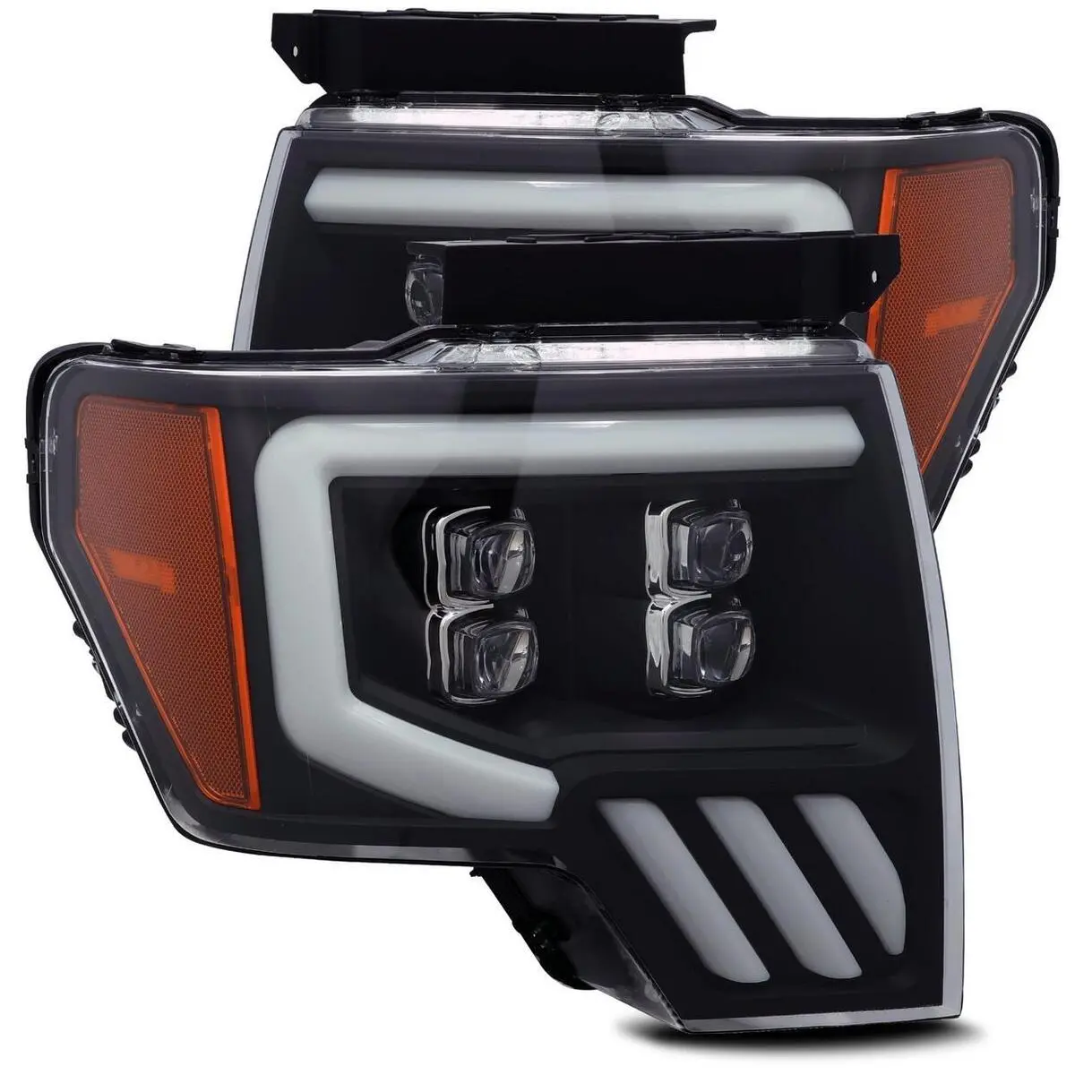 880192  -  Led Projector Headlights Plank Style Design Black 1