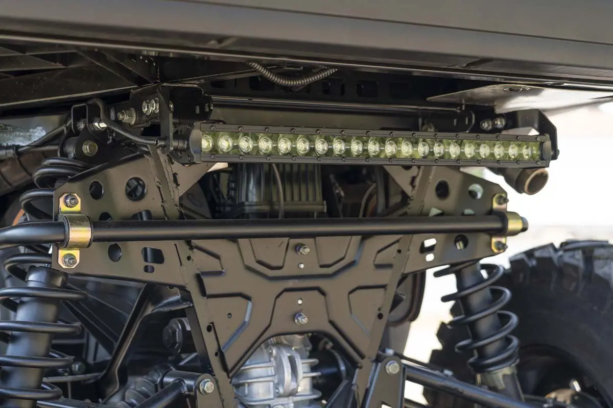93016  -  Led Light Kit - Under Bed Mount - 20" Black Single Row - Polaris Ranger Xp 1000 1