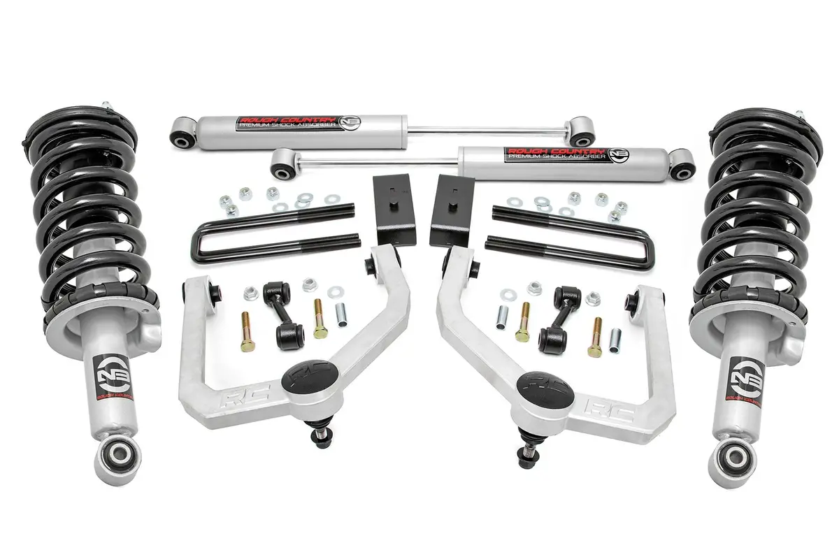 83432  -  3 Inch Lift Kit - N3 Struts & Shocks - Nissan Titan 2Wd/4Wd (2004-2024) 1