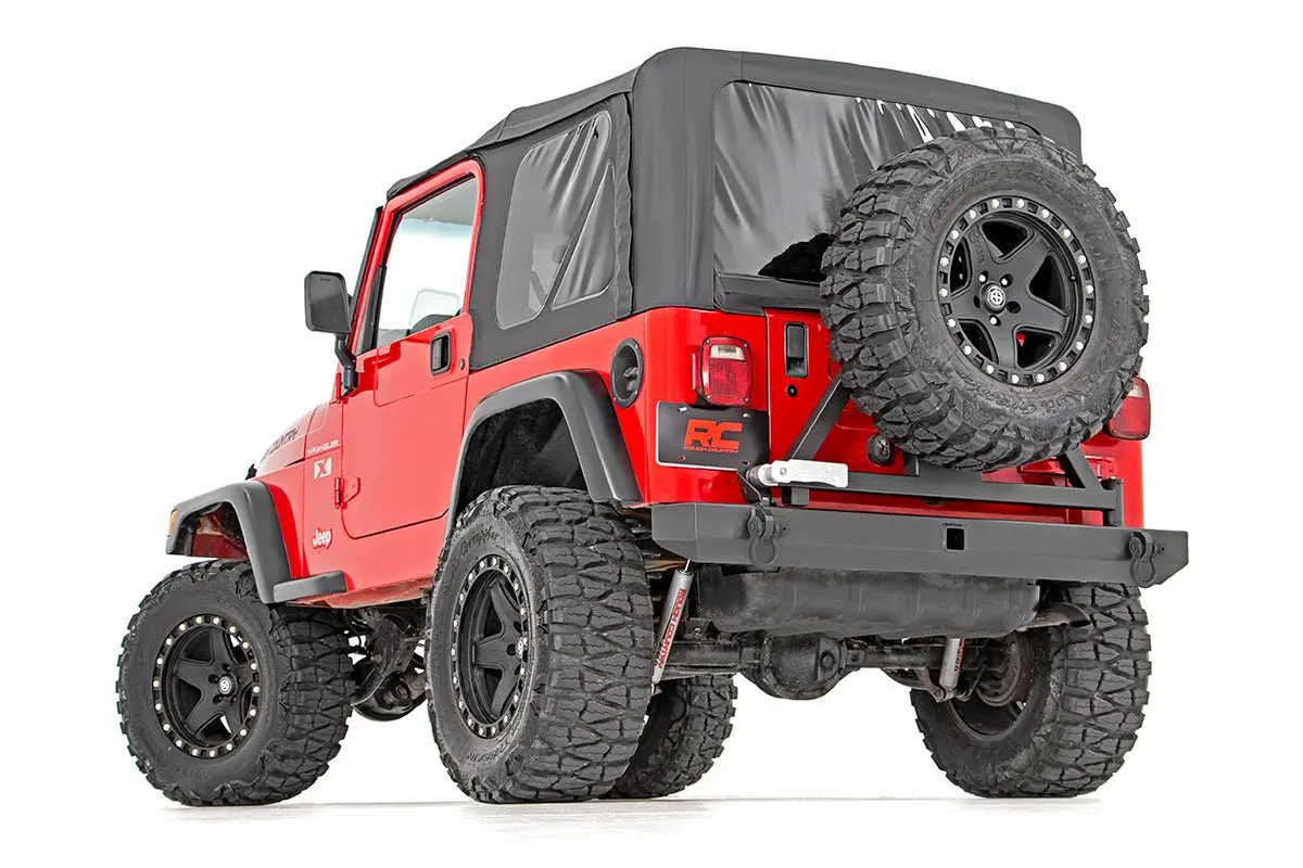10592A - Rear Bumper - Tire Carrier - Jeep Wrangler Tj (97-06)/Wrangler Unlimited (04-06) 2