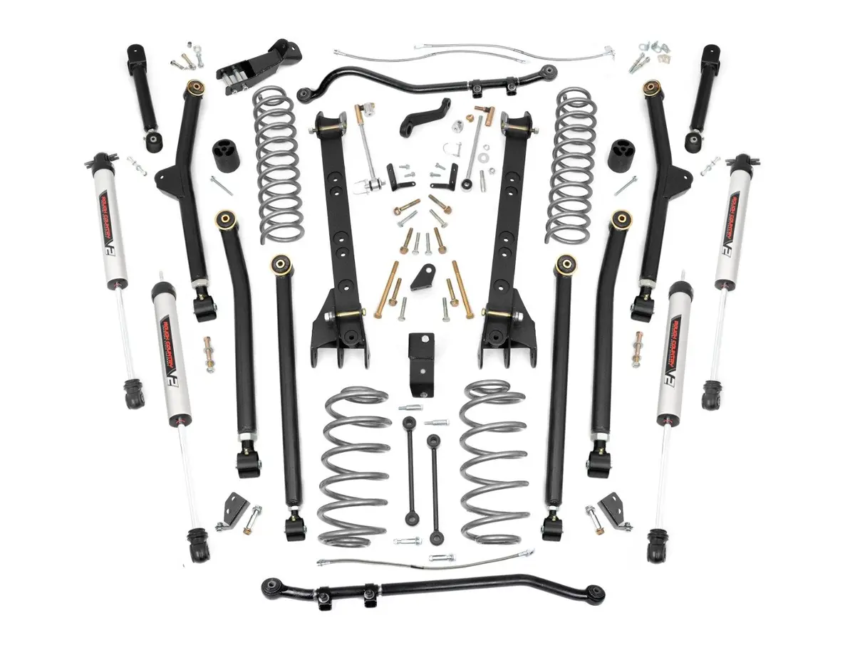 65970  -  6 Inch Lift Kit - Long Arm - V2 - Jeep Wrangler Tj 4Wd (1997-2006) 1